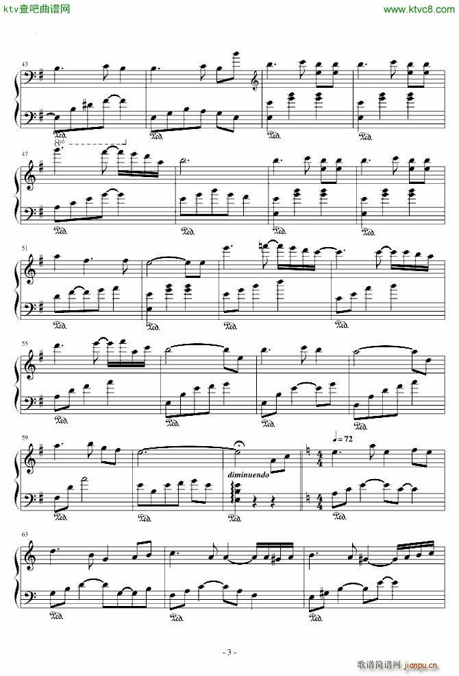 Your Lullaby(钢琴谱)3