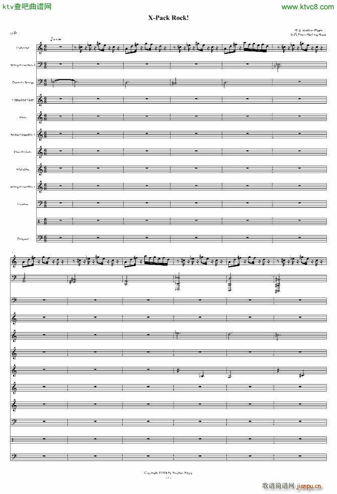 帝国时代1罗马复兴 游戏 X Pack Rock(钢琴谱)1