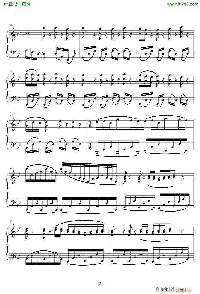 行军季节(钢琴谱)9