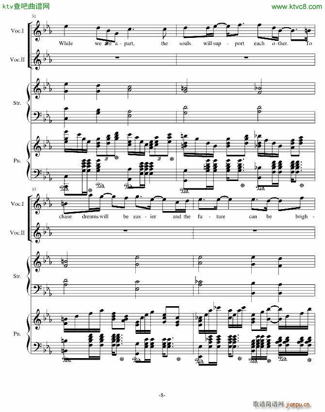 H18 May God Bless Us(钢琴谱)3