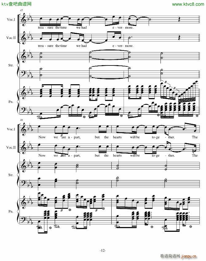 H18 May God Bless Us(钢琴谱)12