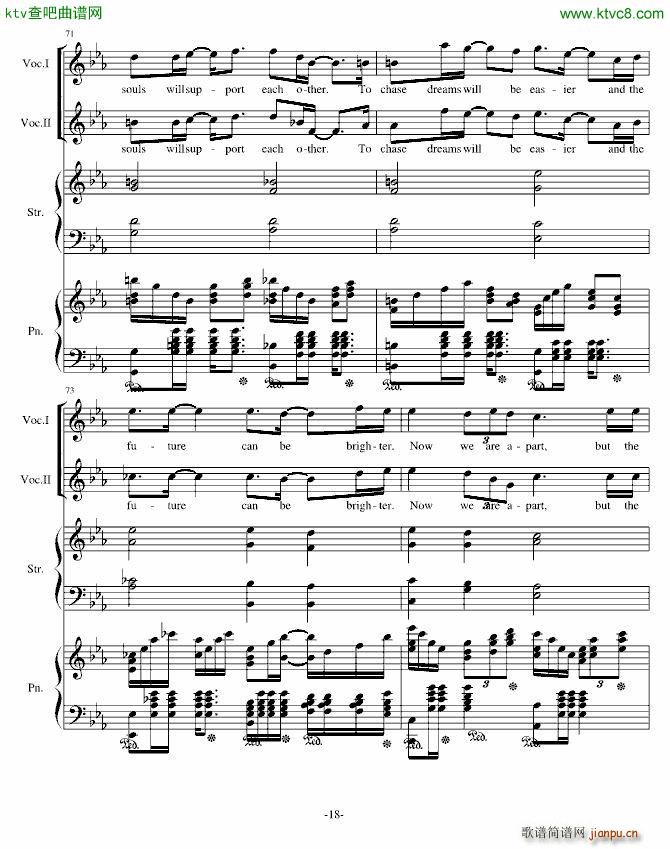 H18 May God Bless Us(钢琴谱)18