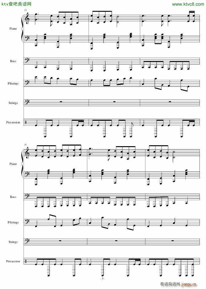 欢乐进行曲(钢琴谱)5