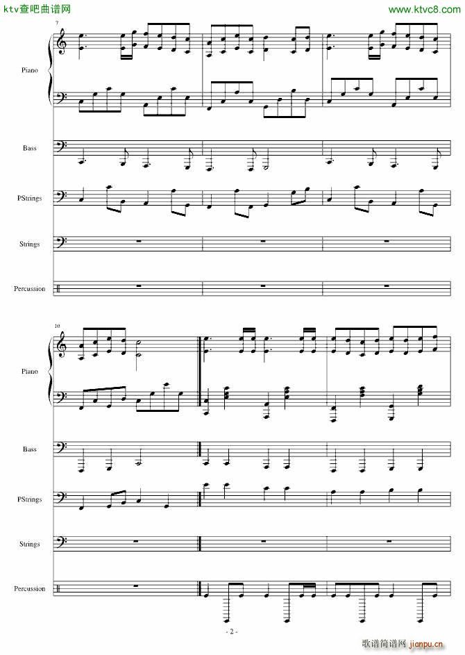 欢乐进行曲(钢琴谱)3