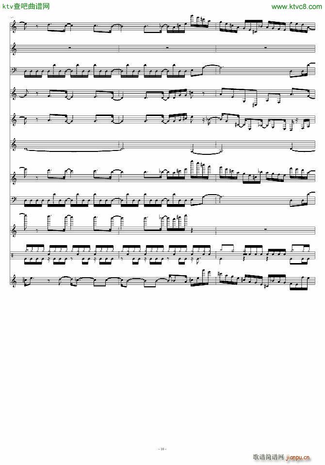 Beginning 恶魔城(钢琴谱)1