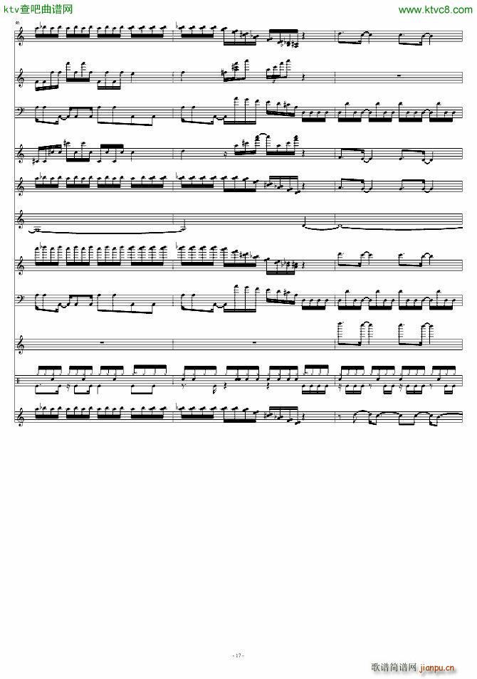 Beginning 恶魔城(钢琴谱)17