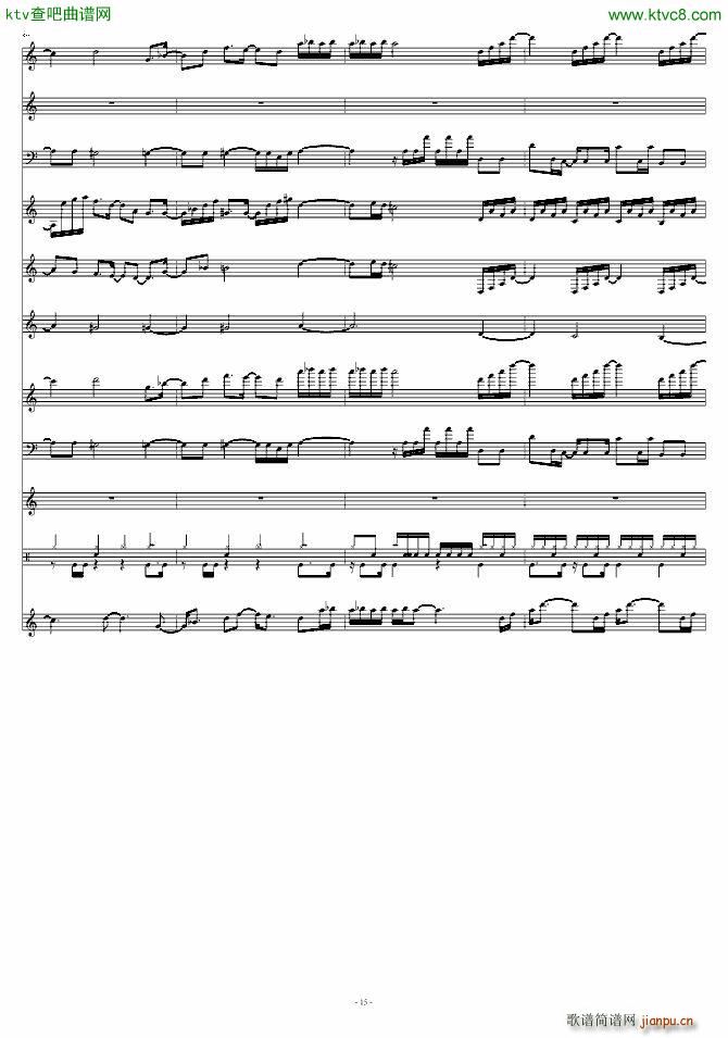 Beginning 恶魔城(钢琴谱)15