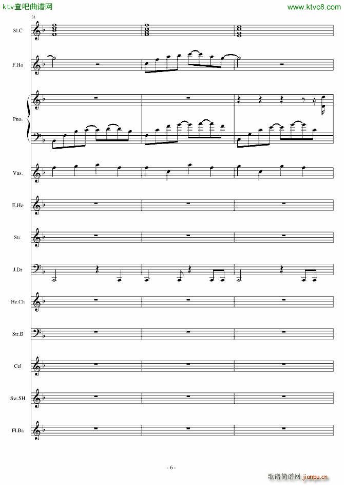 Dream in Paradise(钢琴谱)6