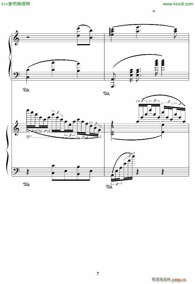 X战记插曲 宿命 双钢琴版(钢琴谱)7