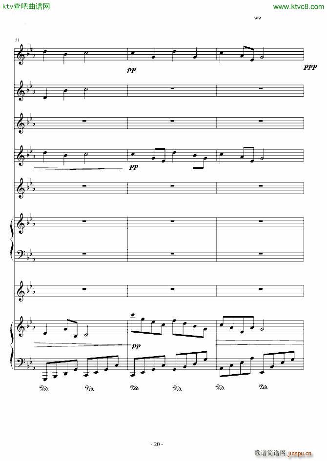 夜的流星雨(钢琴谱)20