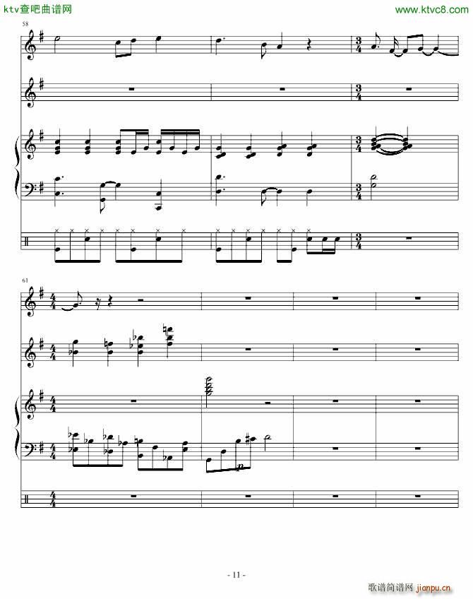 Never know(钢琴谱)11