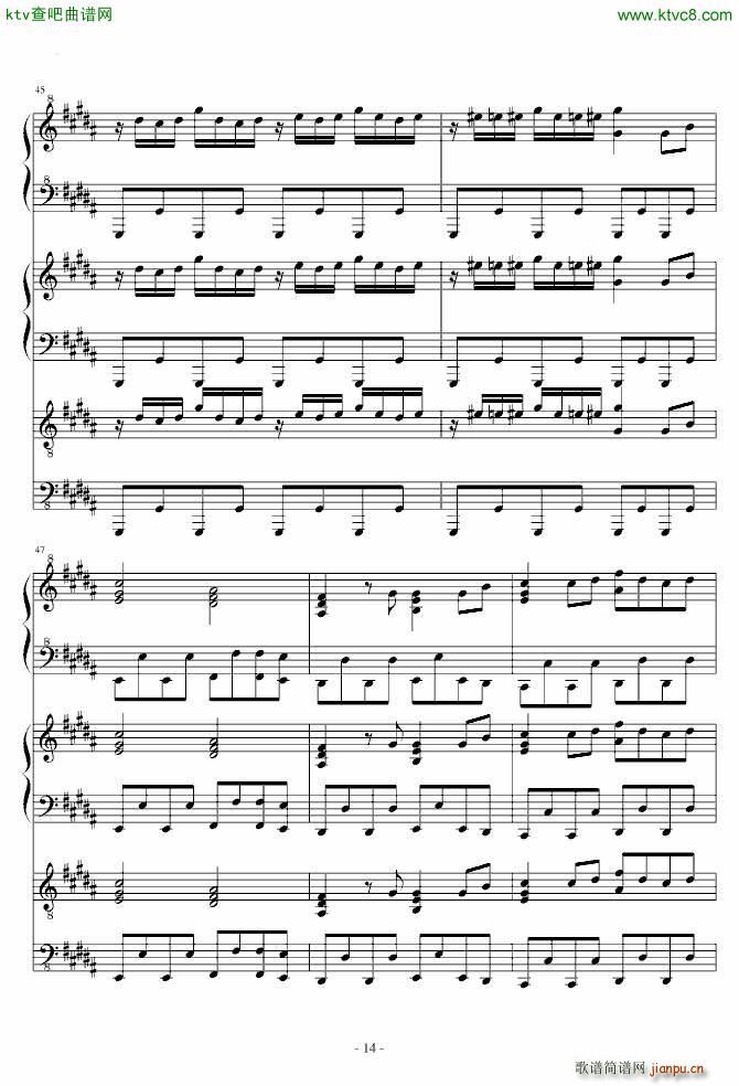 万年幻想乡 History of Utopia(钢琴谱)14