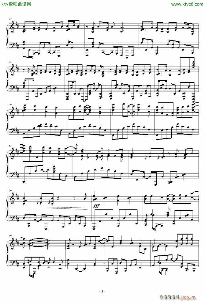 一开始(钢琴谱)3