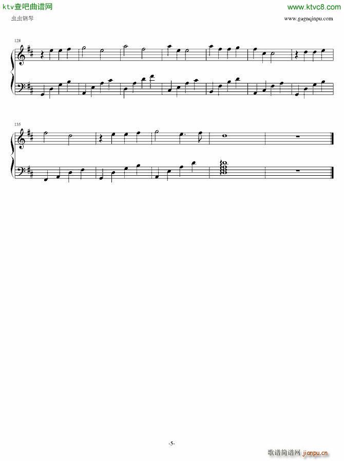 funny jealousy(钢琴谱)5