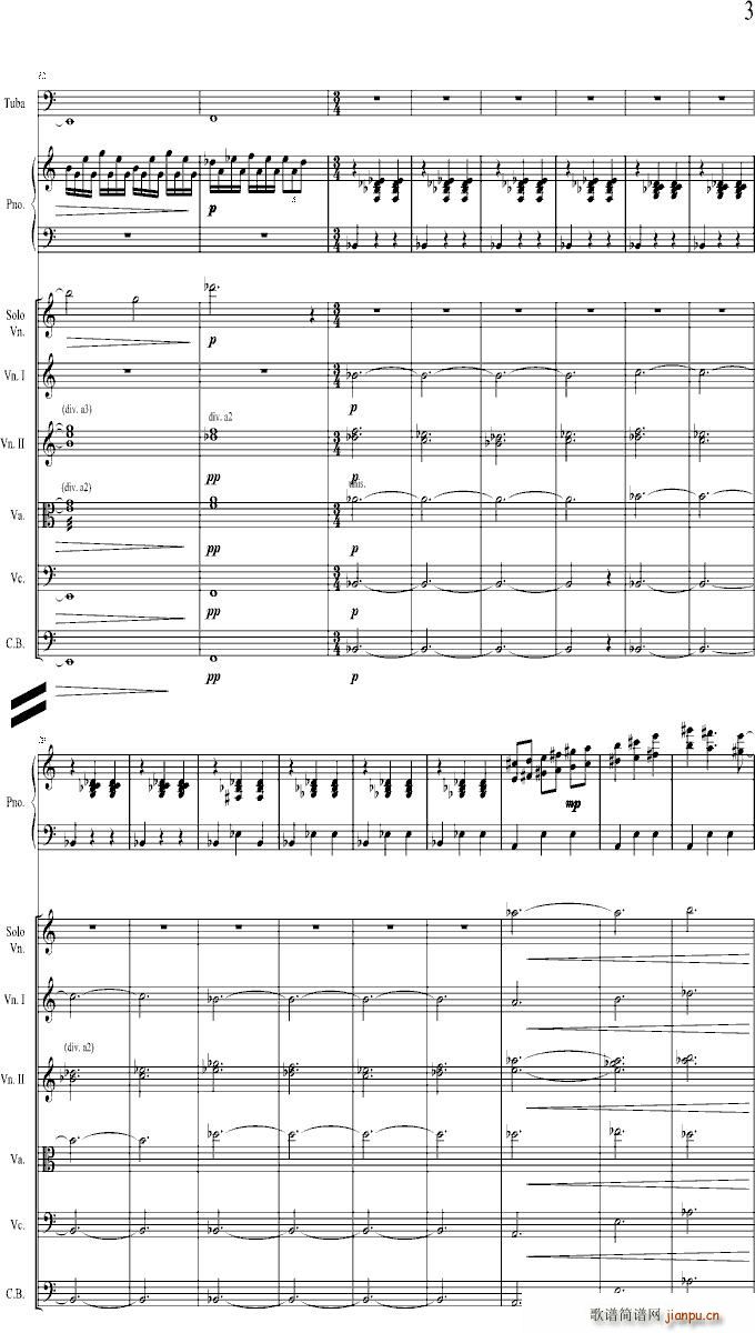 opening credits(钢琴谱)3