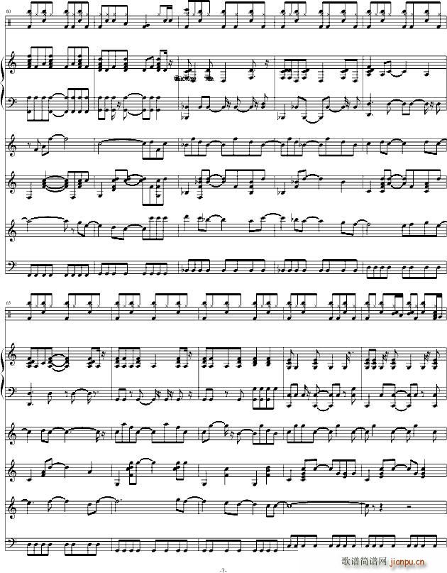 Sometimes If(钢琴谱)7