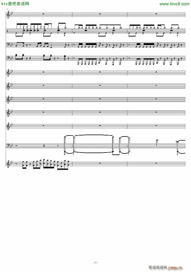 SmothCriminal谨记念MJ(钢琴谱)15