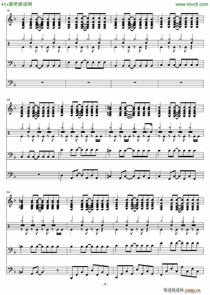 无题PUNK一下(钢琴谱)9