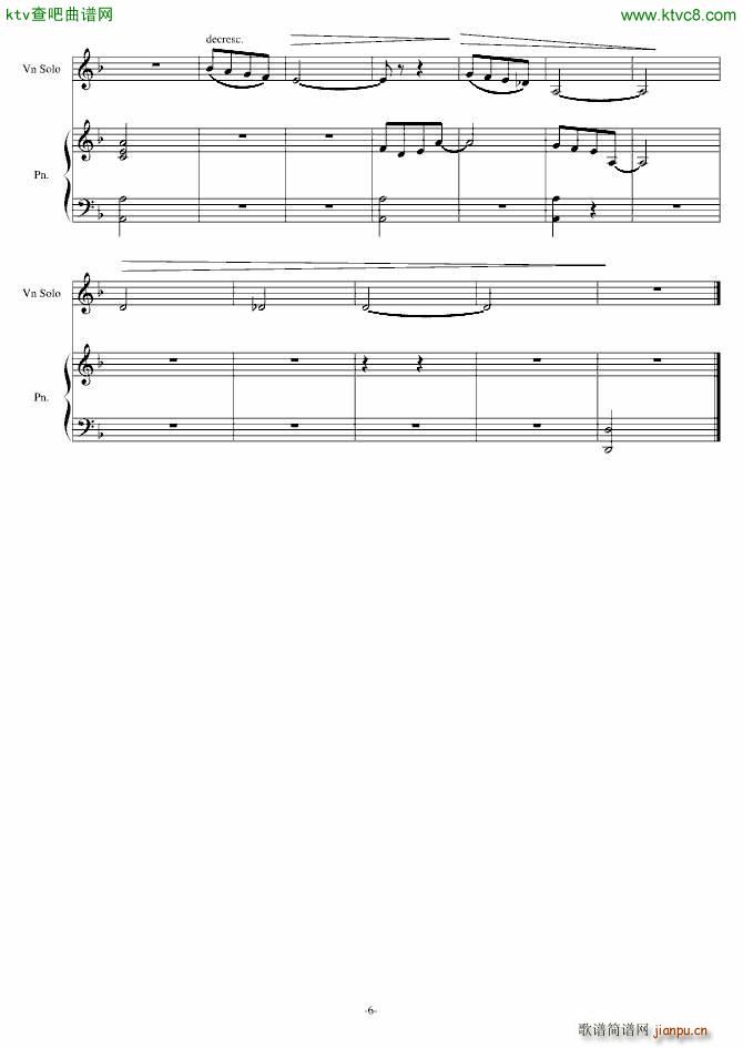 Adiós Senorita 再见 我的爱人(钢琴谱)6