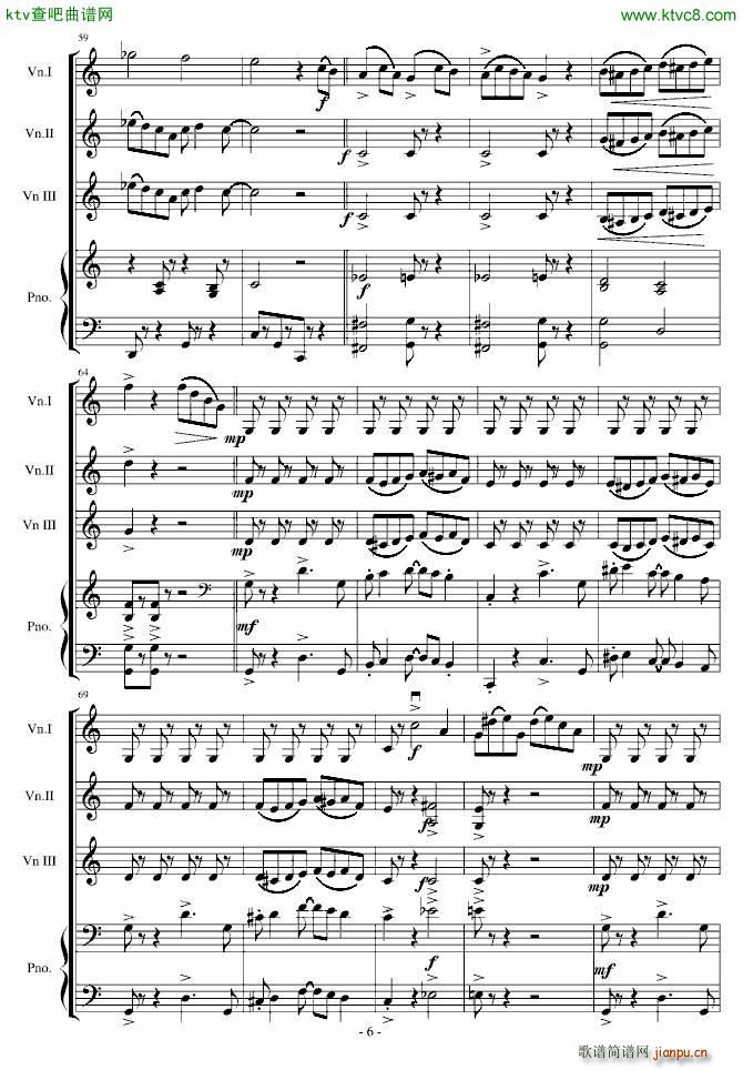 Plastic Cake Walk 爵士(钢琴谱)6