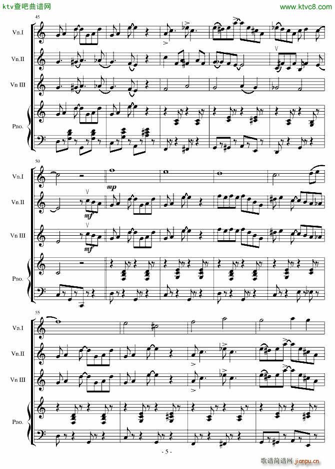 Plastic Cake Walk 爵士(钢琴谱)5