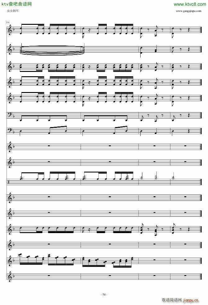 喜庆锣鼓(钢琴谱)53