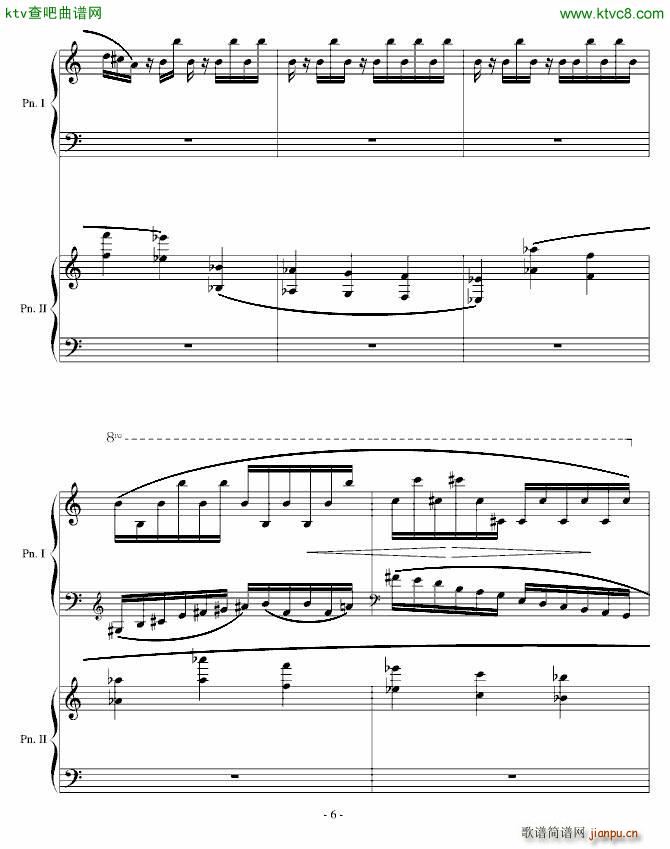 采蘑菇奇遇 变奏(钢琴谱)6