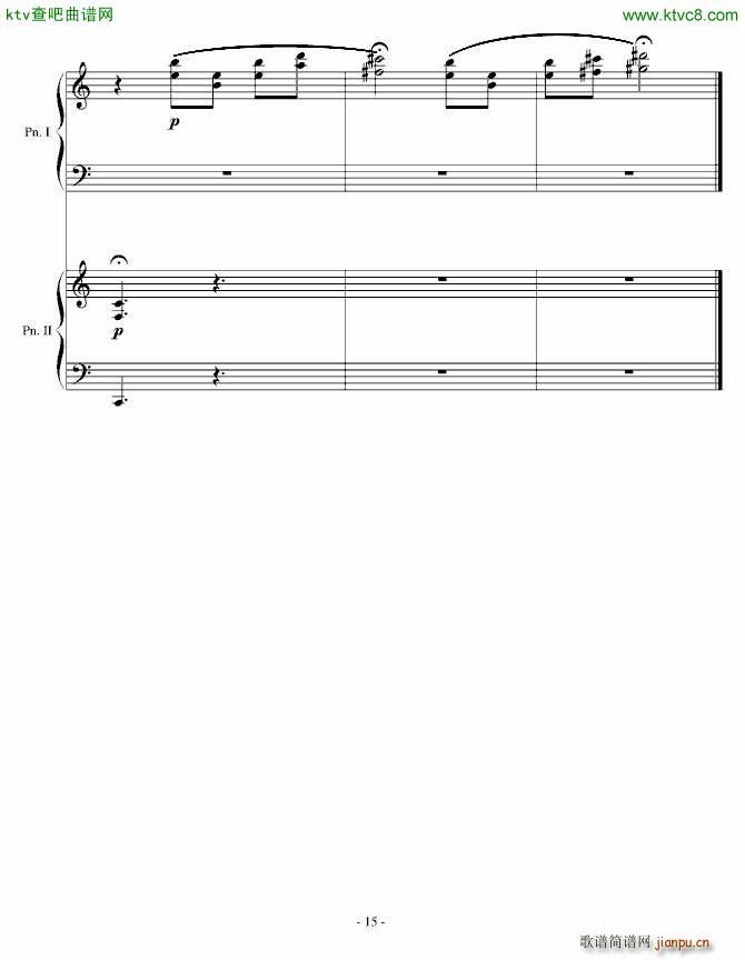 采蘑菇奇遇 变奏(钢琴谱)15