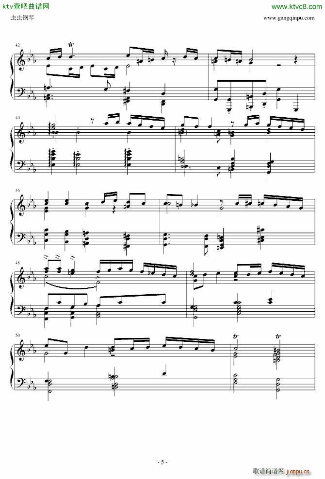 真 恶魔城BGM木雕变奏曲(钢琴谱)5