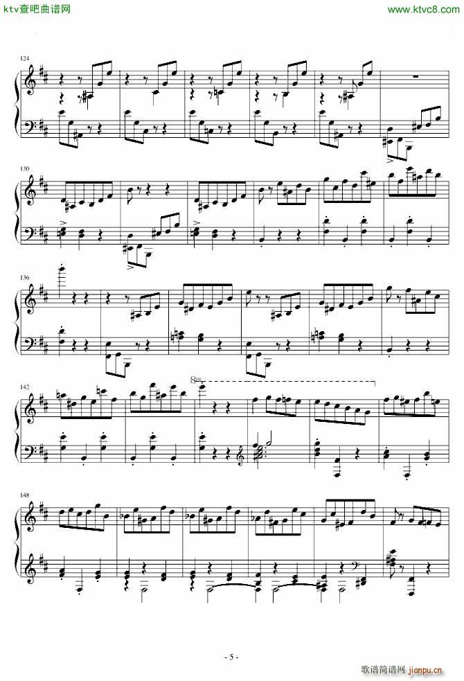肖邦第一谐谑曲(钢琴谱)5