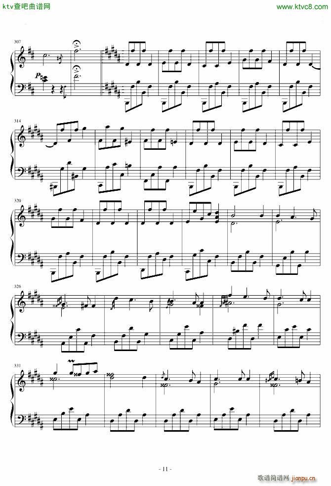 肖邦第一谐谑曲(钢琴谱)11