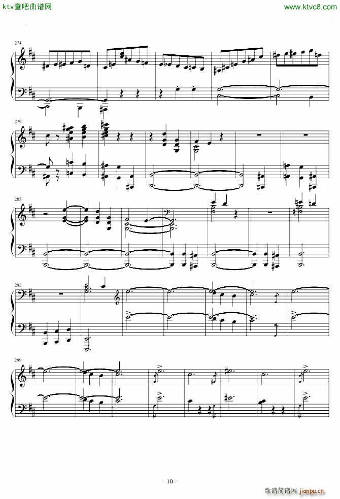 肖邦第一谐谑曲(钢琴谱)10