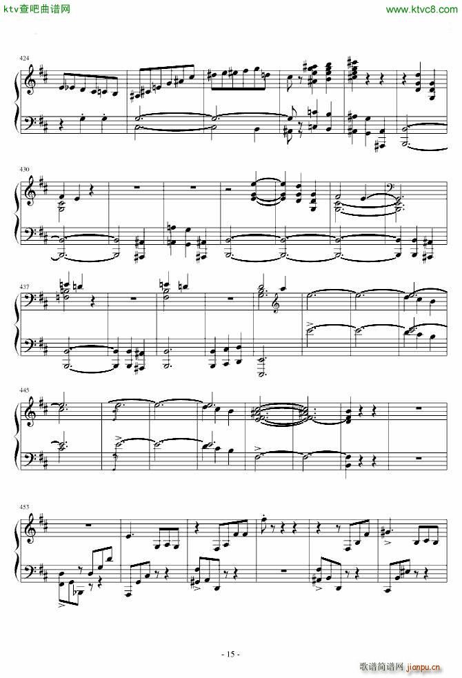 肖邦第一谐谑曲(钢琴谱)15