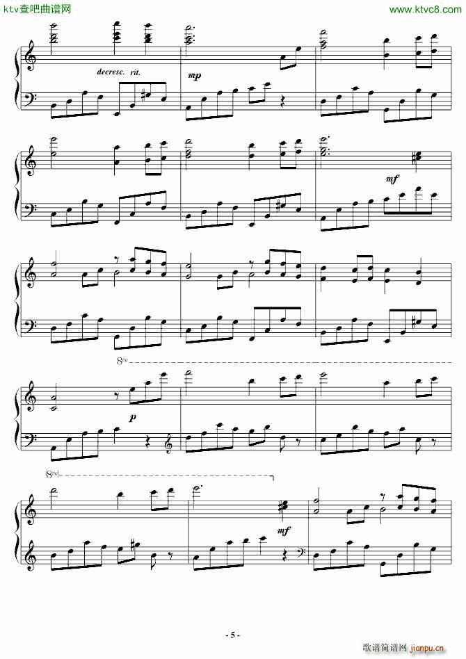 Blue Leaf(钢琴谱)5