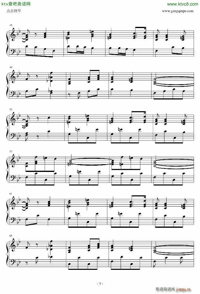 曼哈顿海滩进行曲(钢琴谱)3