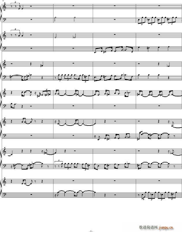 Dragon Ball Fight(钢琴谱)6