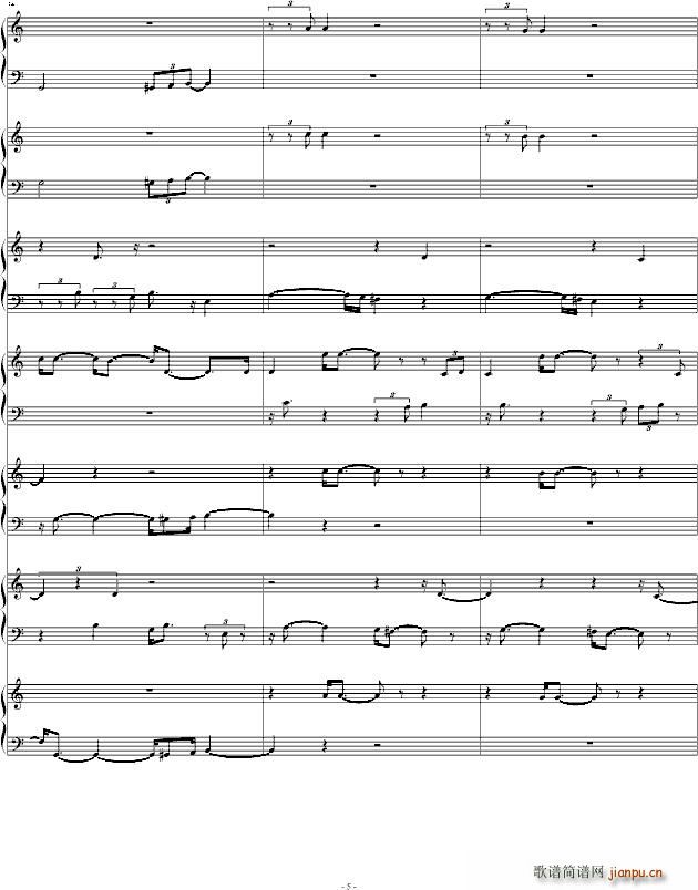 Dragon Ball Fight(钢琴谱)5