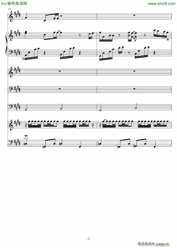 射手座 Sagittarius(钢琴谱)7