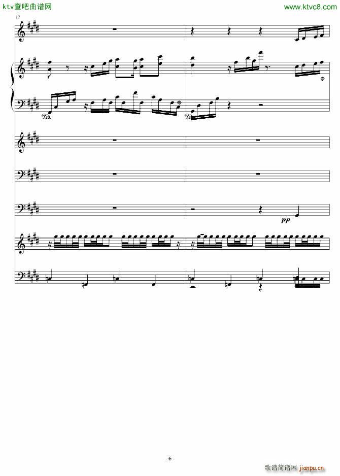 射手座 Sagittarius(钢琴谱)6