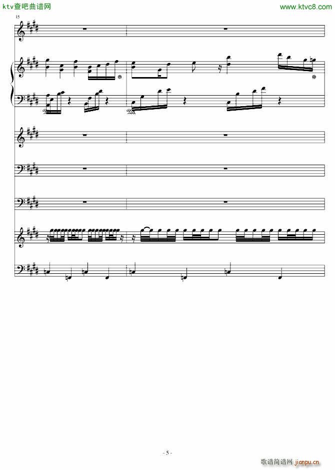 射手座 Sagittarius(钢琴谱)5