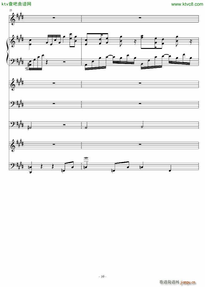 射手座 Sagittarius(钢琴谱)10