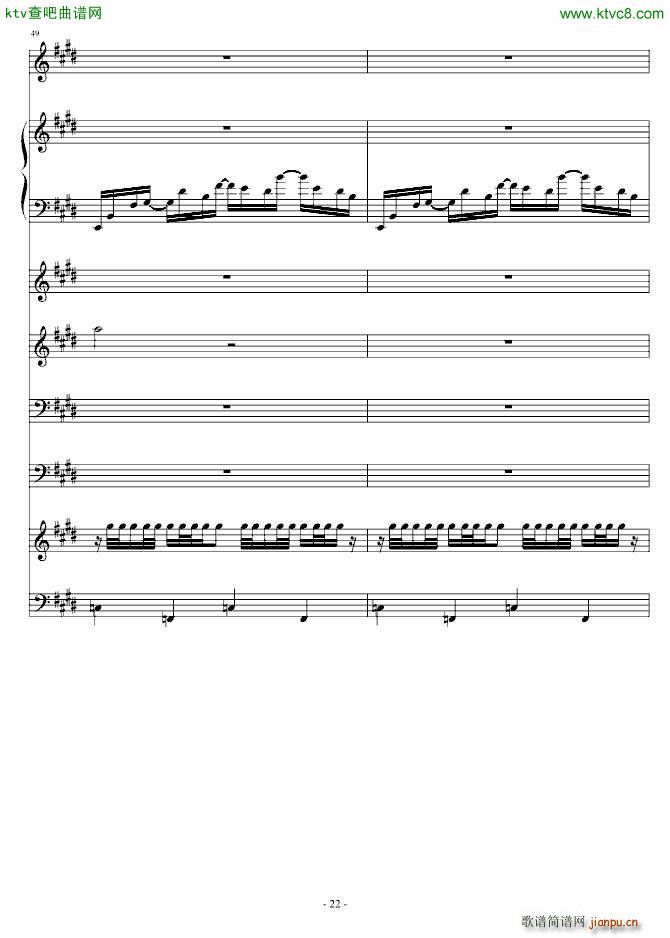 射手座 Sagittarius(钢琴谱)22