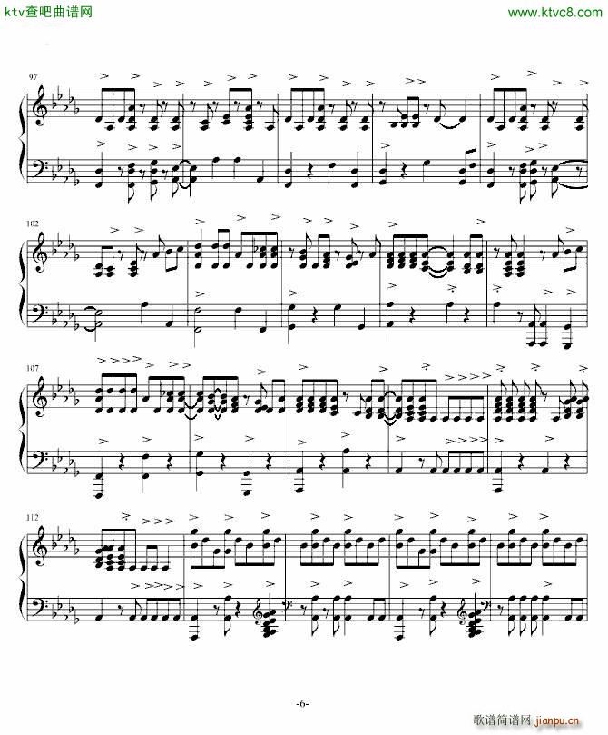 all of me完整版 by(钢琴谱)6