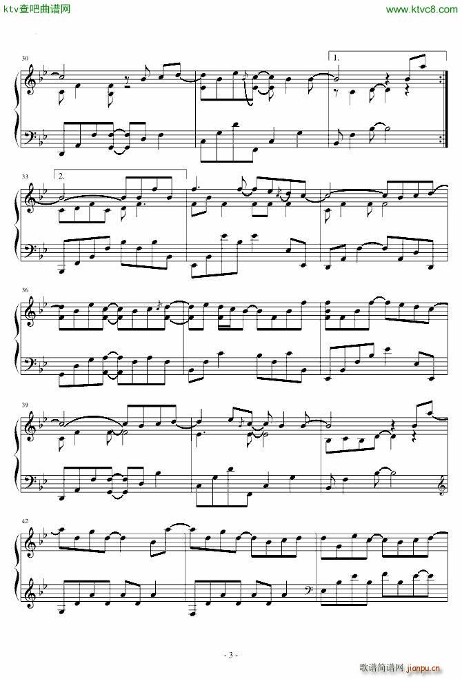 The Things I Really(钢琴谱)3