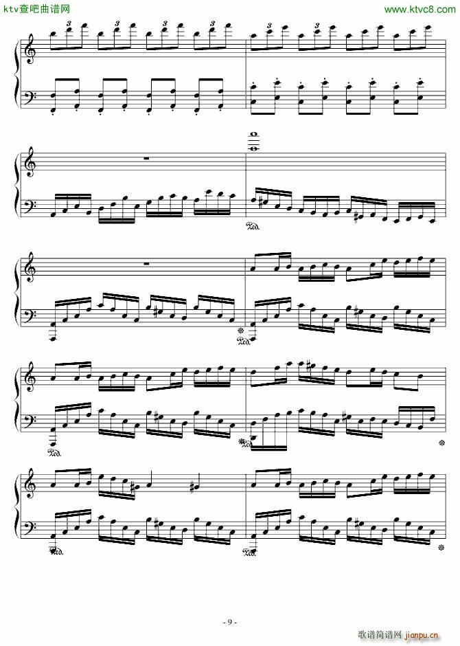 无月(钢琴谱)9
