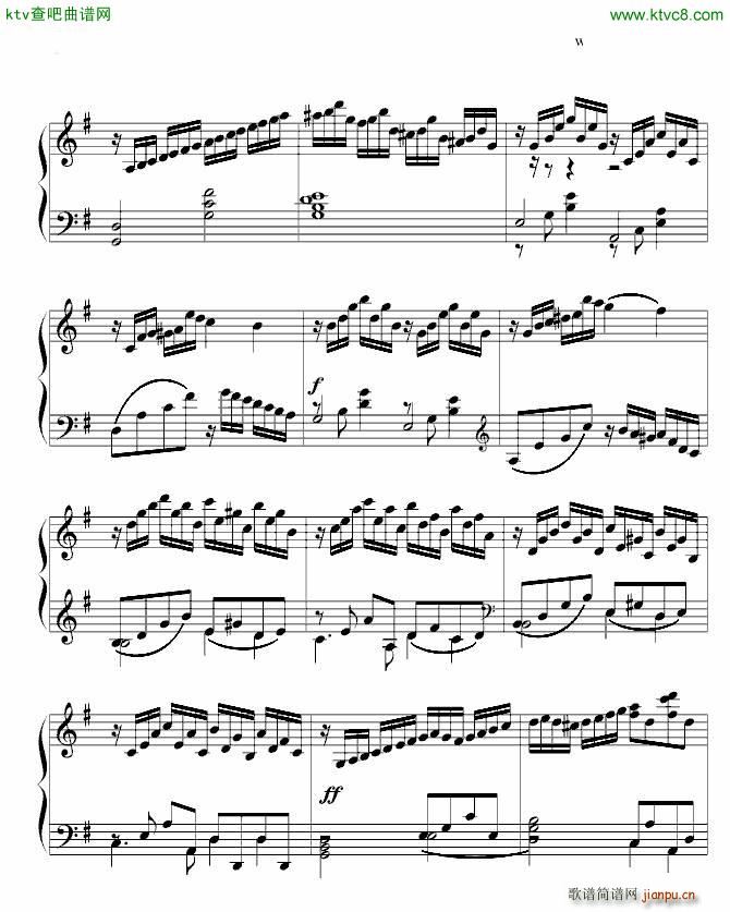 小型练习曲(钢琴谱)3