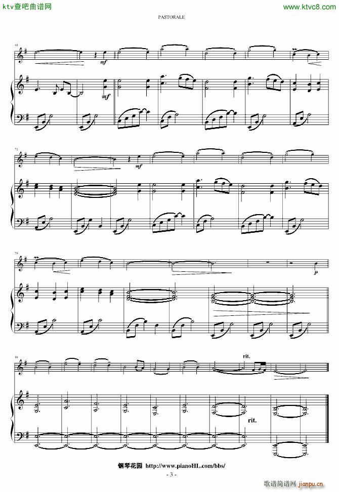 pastorale(钢琴谱)5