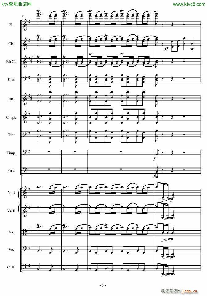 愤怒的小鸟交响曲第一乐章Op 5 no 1(钢琴谱)3