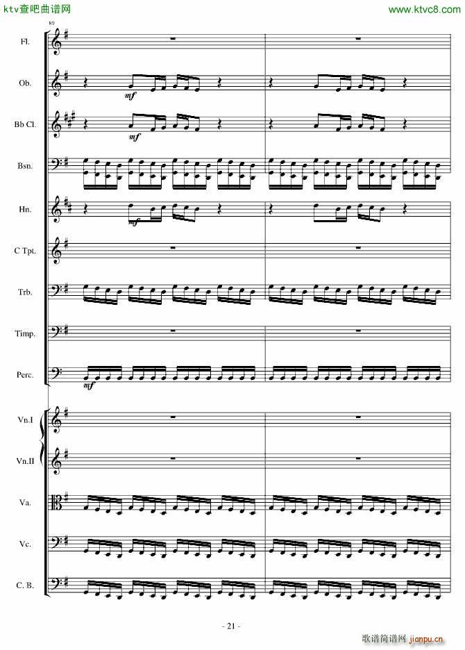 愤怒的小鸟交响曲第一乐章Op 5 no 1(钢琴谱)11