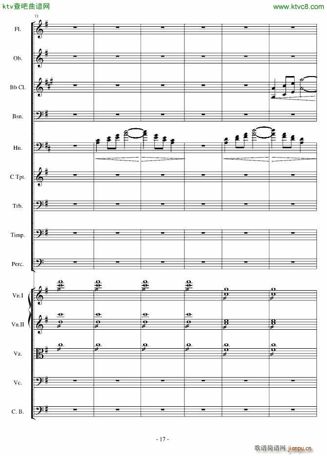 愤怒的小鸟交响曲第一乐章Op 5 no 1(钢琴谱)17